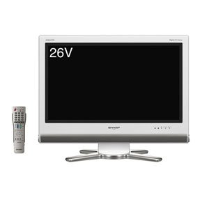 テレビ SHARP AQUOS D D30 LC-26D30-W Amazon.co.jp: Sharp Aquos LC-26D30-W 26V LCD TV, 2008 Model